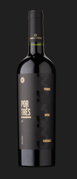 VINHO BLEND #2 POR TRES MARIO GEISSE 750 ML