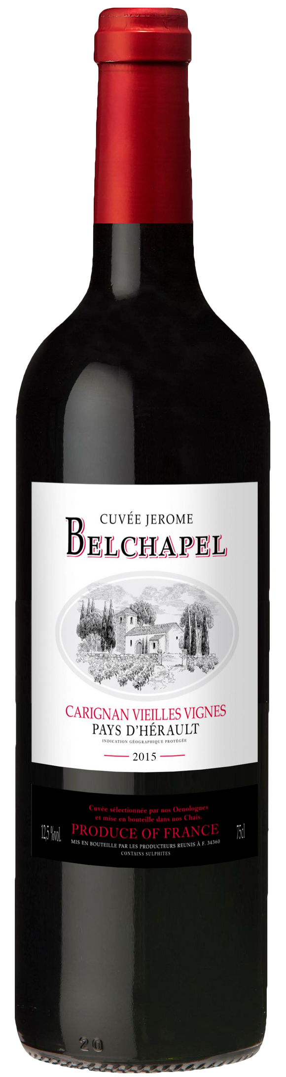 BELCHAPEL CUVÉE JEROME CARICNAN VIELLES VIGNES - 750 ml - França