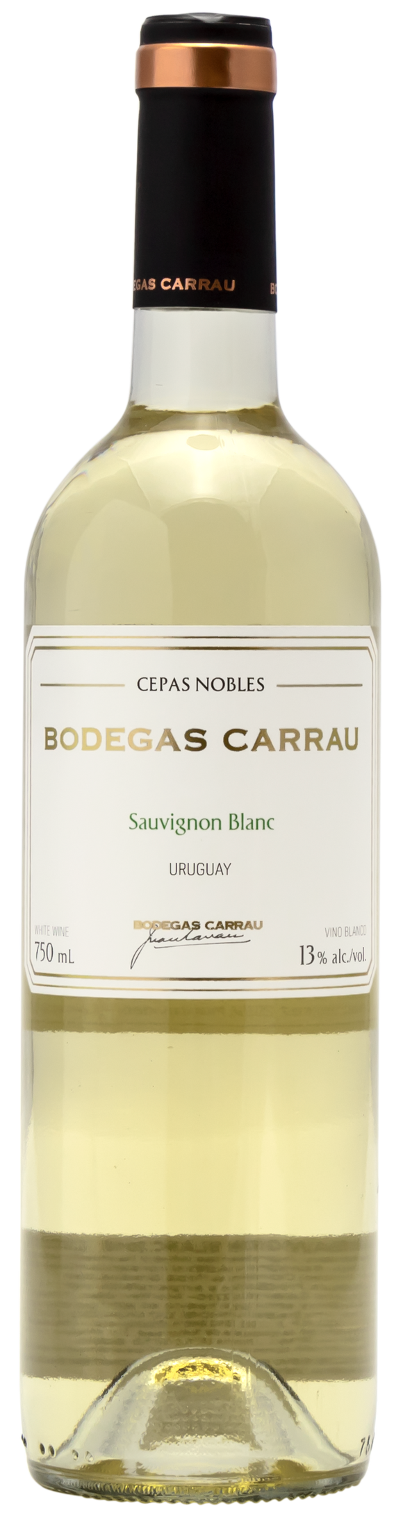 BODEGAS CARRAU CEPAS NOBLES SAUVIGNON BLANC - 750 ml - Uruguai