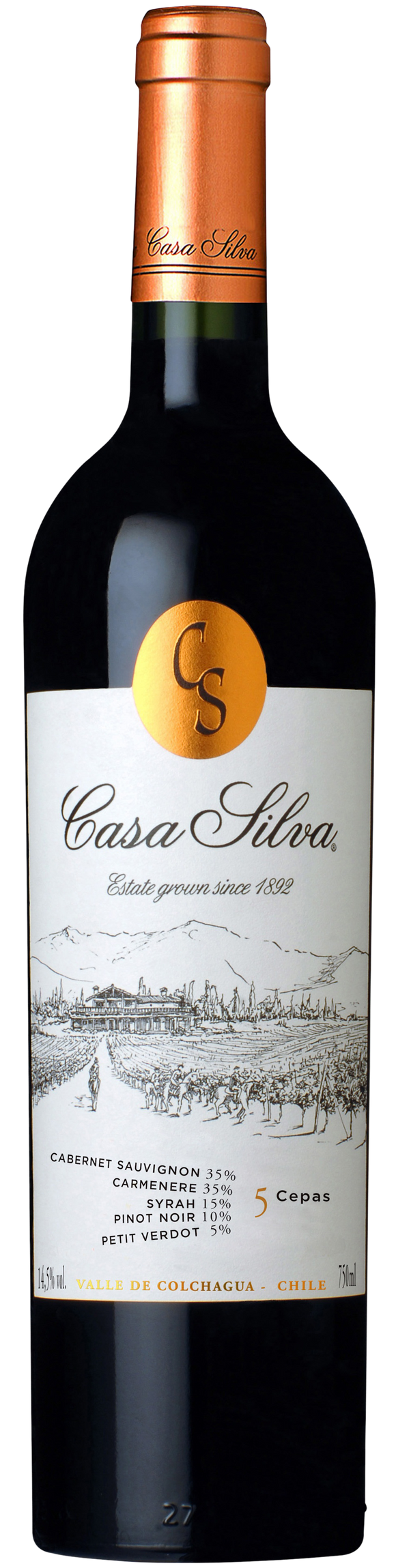 CASA SILVA 5 CEPAS - 750 ml - Chile