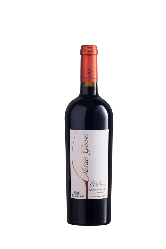 MARIO GEISSE GRAN RESERVA CARMENERE - 750 ml-Chile Valle do Colchagua