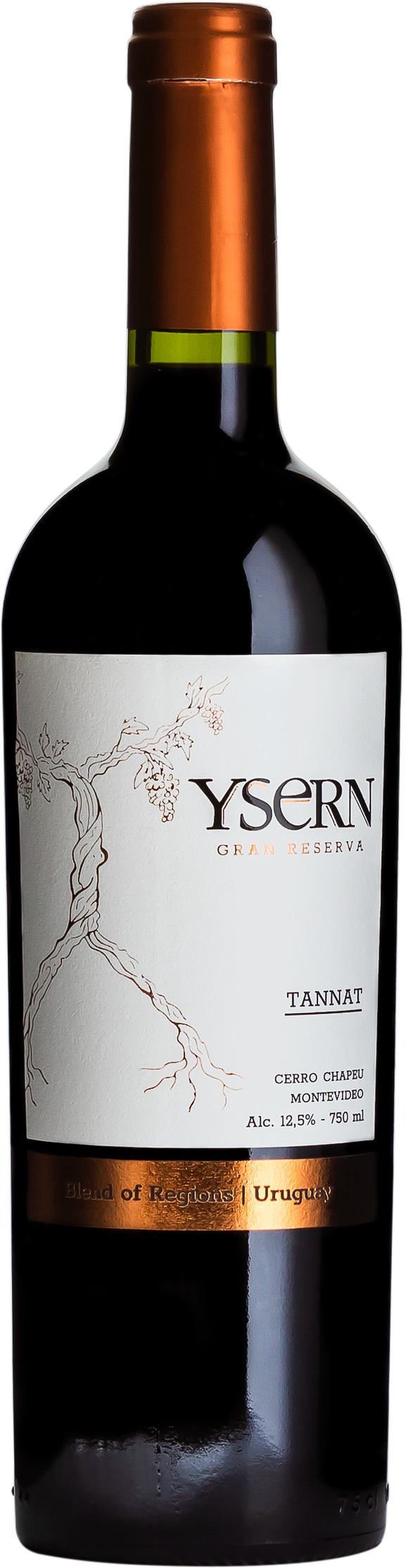 YSERN TANNAT GRAN RESERVA CARRAU - 750 ml - Uruguai