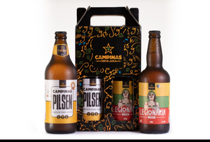 KIT COM 02 GARRAFAS DE CERVEJA ARTESANAL